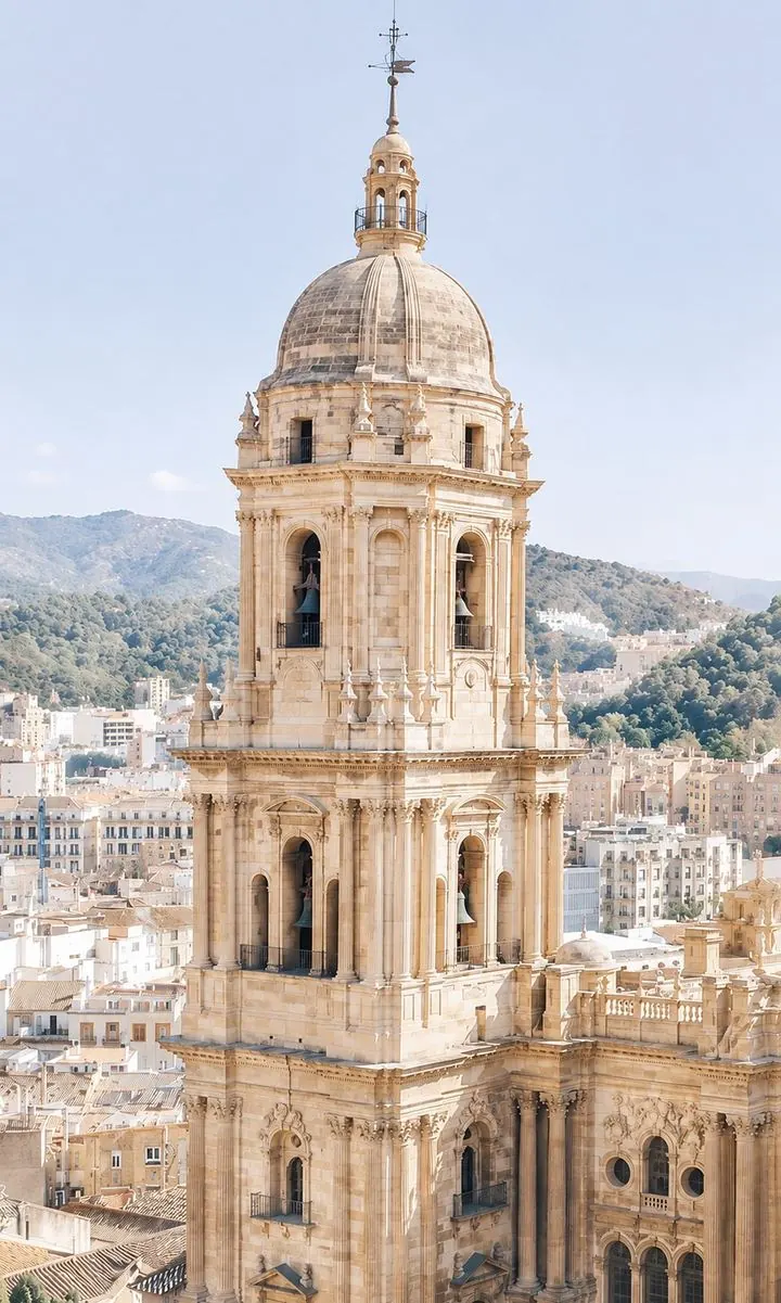 La catedral de Málaga, desde donde trabaja Andasolu